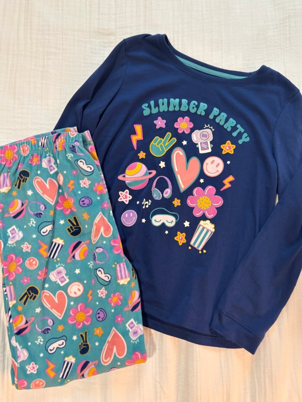 Girls Wonder Nation Y2K Slumber Party Pajama Set